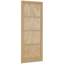 vidaXL Interior Tür rechts 83 x 232 cm beige