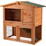 BigB Kleintierhaus 2 Etagen 87,1 x 54,7 x 100 cm braun