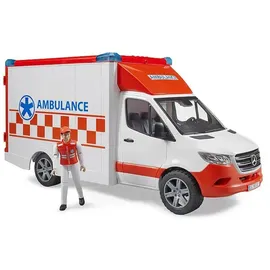 Bruder 02676 - MB Sprinter Ambulanz rot/weiß 1:16