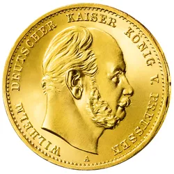 Goldschätze des Deutschen Kaiserreichs – Start: 10 Mark Kaiser Wilhelm I.