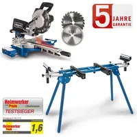 SCHEPPACH Kapp und Gehrungssäge HM216 Zugsäge 2.Sägeblatt Set mit