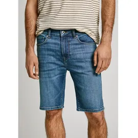 Pepe Jeans für Herren. PM801080EE5 Bermudashorts aus Stretch-Denim Hatch blau (31), Lässig, Nachhaltig