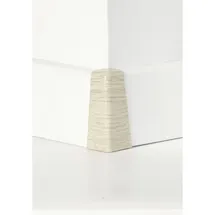Classen - Außenecke Für Clip-leiste Foliert 58 X 19 Mm Eiche Weiß Holzpore Laminatleiste