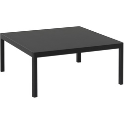 Muuto Workshop Couchtisch, 86 x 86 cm, eiche schwarz / linoleum schwarz