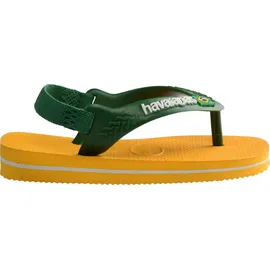 havaianas Kinder-Flip-Flops mit Gummizug und „Baby Brasil“-Logo - Grün - 21