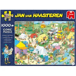 Jumbo Spiele Jan van Haasteren - Camping Im Wald - 1000 Teile, 1000 Stück(e), Co