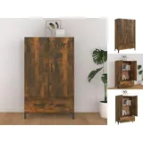 vidaXL Highboard Räuchereiche 70x31x115 cm Holzwerkstoff