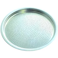 Bialetti Ersatzfilter nur für Moka/Dama 18 Cup, silber