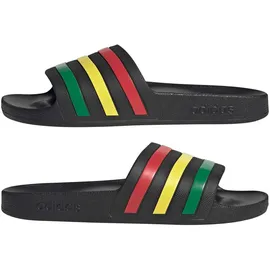 adidas Adilette Aqua Core Black / Green / Pure Ruby 44 2/3
