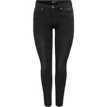 Only Wauw Skinny Jeans in verwaschen Schwarz-M-L32