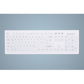 Cherry AK-C8100F-FUS-W/GE Tastatur Weiß