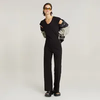 G-Star Riveted Flared Overall Dark Black M