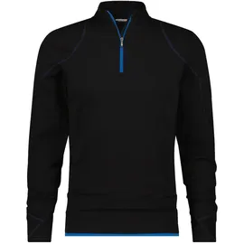 DASSY T-shirt mit langen Ärmeln, schwarz/azurblau Gr. 3XL