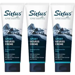3er Pack - Sixtus Sport Gesäßcreme (3x125ml)