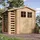 TIMBELA Gartenhaus M386F+M386G 2,72 x 2,06 m Braun