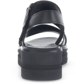 Gabor Plateau-Sandalette Damen Schwarz 36