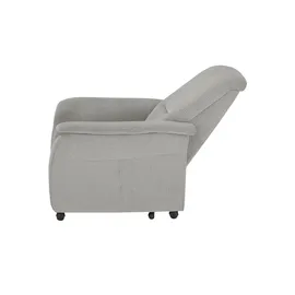 Polstermöbel Oelsa Fernsehsessel Sarah Flachgewebe 91 x 103 x 97 cm Grau elektrisch