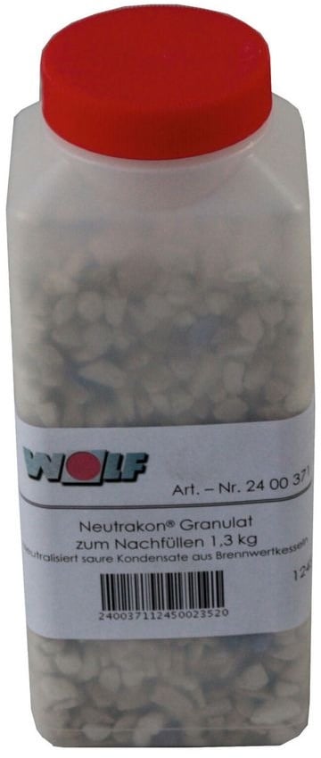 Wolf Neutralisationsgranulat 1,3kg Nachfüllpackung, Gasbrennwert 2400371