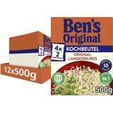 BEN'S ORIGINALTM Kochbeutel 10 Minuten Original Langkornreis 12x500g