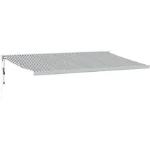 vidaXL Markise Einziehbar 5 x 3 m grau
