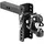 Vevor Anhängerkupplung 9 T, für 50,8 mm Anhängekupplungshaken Militärempfänger, Kombination 2-5/16-Zoll-Anhängerkupplungskugel, passend für 63,5-76,2mm Lünettenring, schwarze Pulverbeschichtung