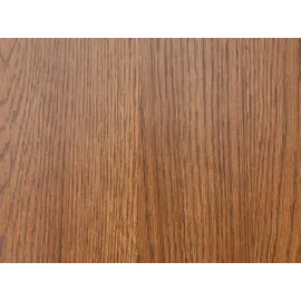 Beliani Esstisch rund 140 cm MDF-Platte mit Eichenfurnier Beine aus Gummibaumholz Dunkles Eichenfurnier Huntley