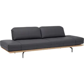 creation by rolf benz Designsofa Leder 4-Sitzer Schwarz