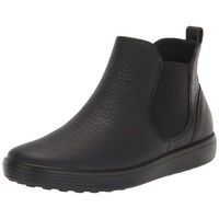 ECCO Damen Soft 7 Chelsea Boot, Black, 38 EU