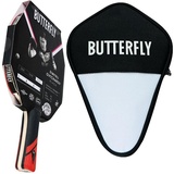 Butterfly Dimitrij Ovtcharov Black Tischtennisschläger + Tischtennishülle EINHEITSGRÖSSE