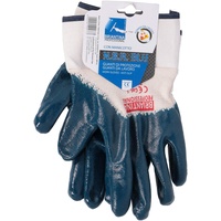 Die briantina gua00477 a Handschuhe NBR blau mit Manschette, Größe 10