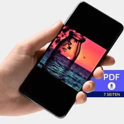 Digitale Bildmappe - Roter Sonnenuntergang