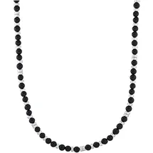 s.Oliver Kette 2031485 Edelstahl Achat Schwarz