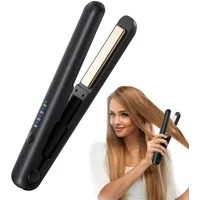 LYPPUL Mini Glätteisen Kabellos, Haarglätter Glätteisen, 2 in 1 glätteisen Locken und Glätten, Wiederaufladbares Kabelloses Glätteisens mit 4 Temperaturen, Reiseglätter, Keramik Haarglätter