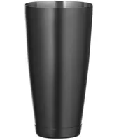 HENDI Boston Shaker 0,8L Edelstahl Schwarz
