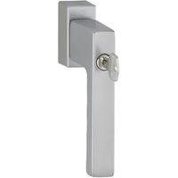 Hoppe AG HOPPE Fenstergriff TOULON Sperrzylinder Secustik, VK 32-42 mm, silber eloxiert, 1 Stück