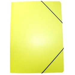 Kolibri Eckspannmappe 51504000, A4 gelb Karton 420g 4019997010851 Kolibri