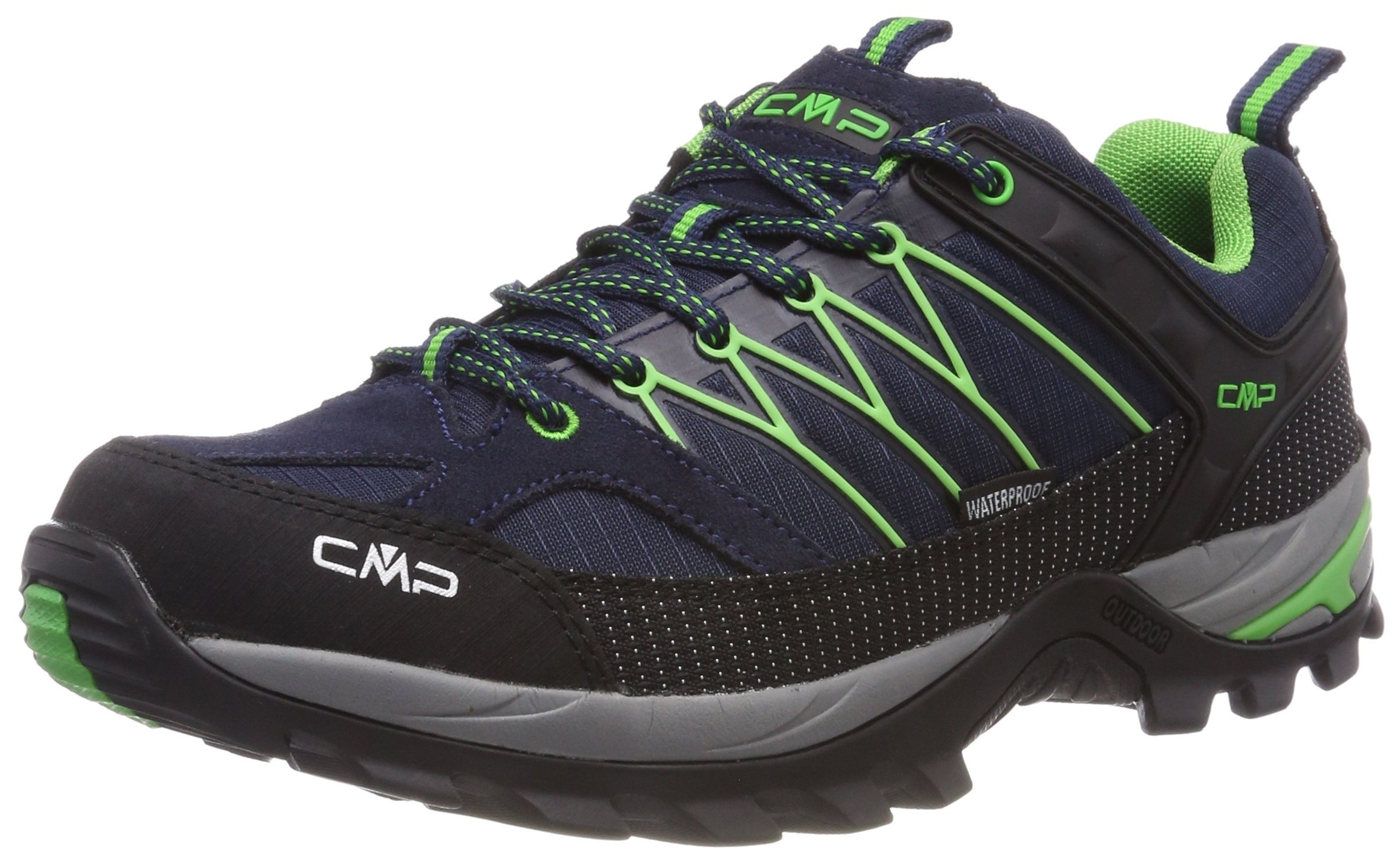 CMP Herren Rigel Low Shoe WP Trekking-& Wanderhalbschuhe, B Blue Gecko, 46 EU