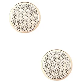 Hey Happiness Ohrstecker Lebensblume Rosegold 1,1 cm