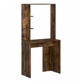 vidaXL Schreibtisch Räuchereiche 78,5 x 37 x 154,5 cm Holzwerkstoff