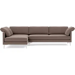 Fredericia EJ295 Chaise Sofa, links, chrom / erik, 9998 broken grey