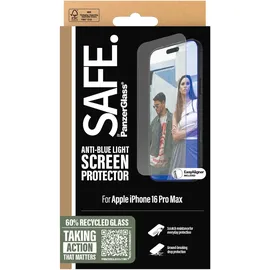 Panzer Glass SAFE. by PanzerGlass Anti-Blue Light Displayschutz iPhone 16 Pro Max UWF