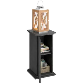 FMD Container FMD "Essex", schwarz, B:30cm H:57,4cm T:30cm, Holzwerkstoff, Schränke, Beistelltisch Blumentisch Holz-Beistelltische, Breite 30 cm