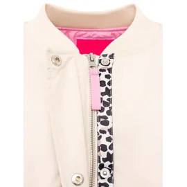 Zwillingsherz Bomberjacke "Wild Heart" Stickerei, Reißverschluss,Taschen mit Druckknöpfen beige M (38)