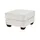 Soho Hocker Franka 75 x 42 x 62 cm Weiß