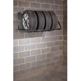 Mottez Reifenwandhalterung für 4 Reifen 112 x 57 x 73 cm