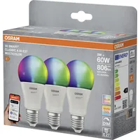 Osram SMART+ Matter Leuchtmittel E27 3er Pack Classic A60