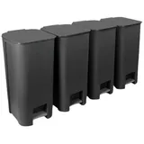Practic Recycling-Set 40 l Dunkles Graphit