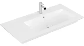 V&B Möbelwaschtisch VENTICELLO 100x50cm, m HL, m ÜL, re, st. wh. C-plus