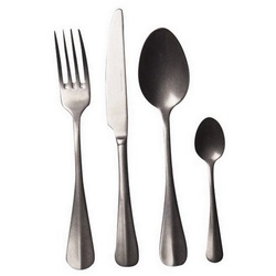 daslagerhaus living Besteck-Set Besteckset Vintage antiksilber 16 tlg silberfarben