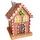 FD Figur Lebkuchenhaus 13,5 x 9 x 9,5 cm braun